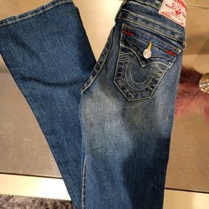 True Religion Becky Petite Bootcut Womens Jean Size 23